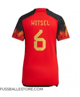 Günstige Belgien Axel Witsel #6 Heimtrikot Damen WM 2022 Kurzarm